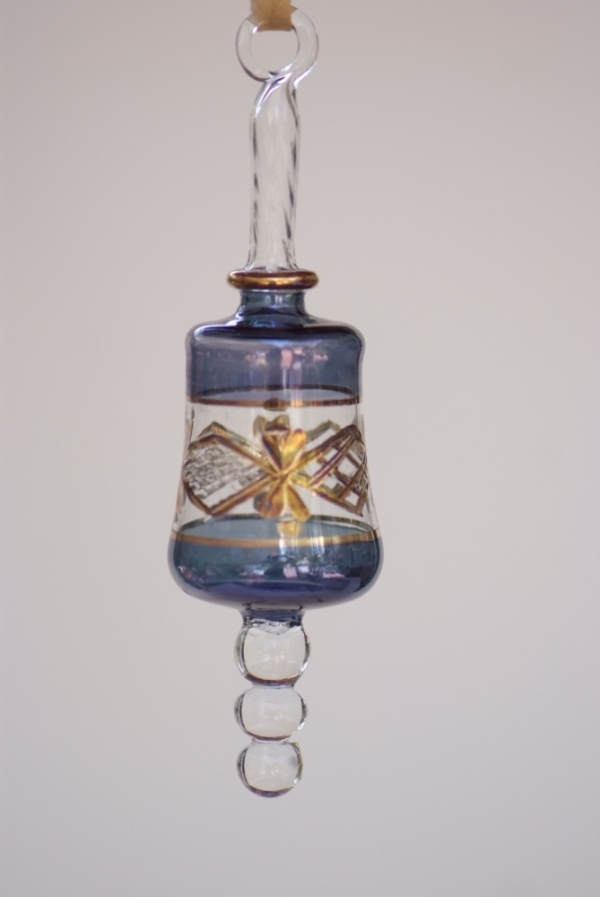 An Egyptian glass ornament