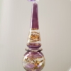 Purple color rotated Egyptian glass hanging for decoration