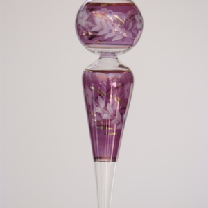 Purple and Gold Ball Crystal Hanging for decoration