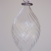 Transparent egg shape Crystal hanging for decoration