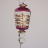 Purple color circular rotated Egyptian glass hanging