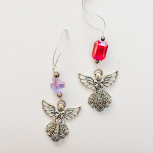 Two fairy angels hangings for Christmas tree