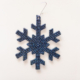 Blue color stoned snow flake for Christmas decoration