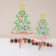 Personalized new year wishes on a crystal Christmas tree