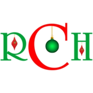 Ritas Christmas house Logo in Christmas theme RCH