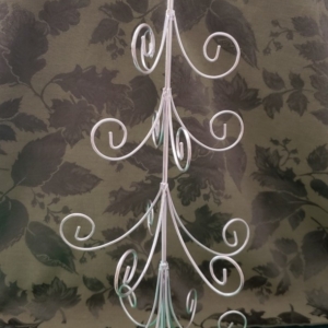 Aluminum Christmas tree shape Ornament Stand