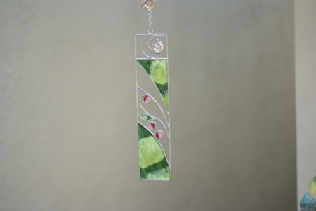 Hand Painted Glass Rectangular Panels for decoration