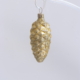 Mercury Glass Pine cone ornament for Christmas decoration