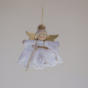 Spun cotton Angel Hanging for Christmas tree decoration